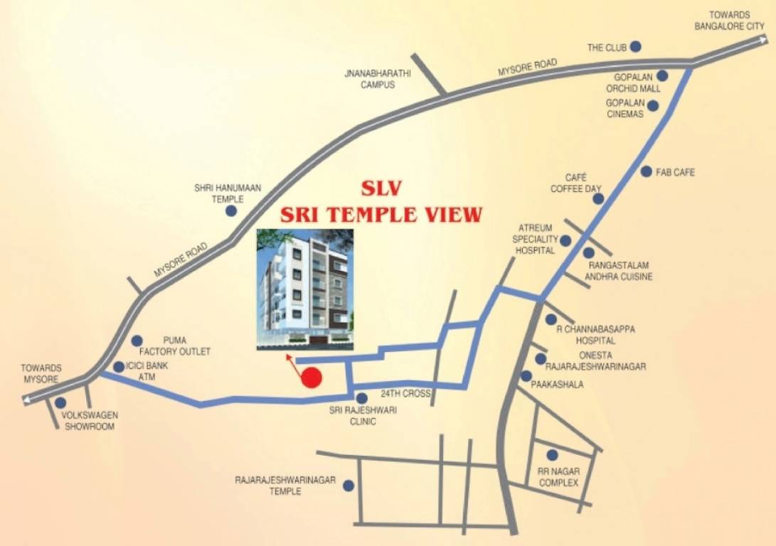  sri temple view Location Plan