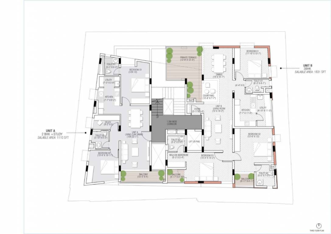  homes Homes Cluster Plan