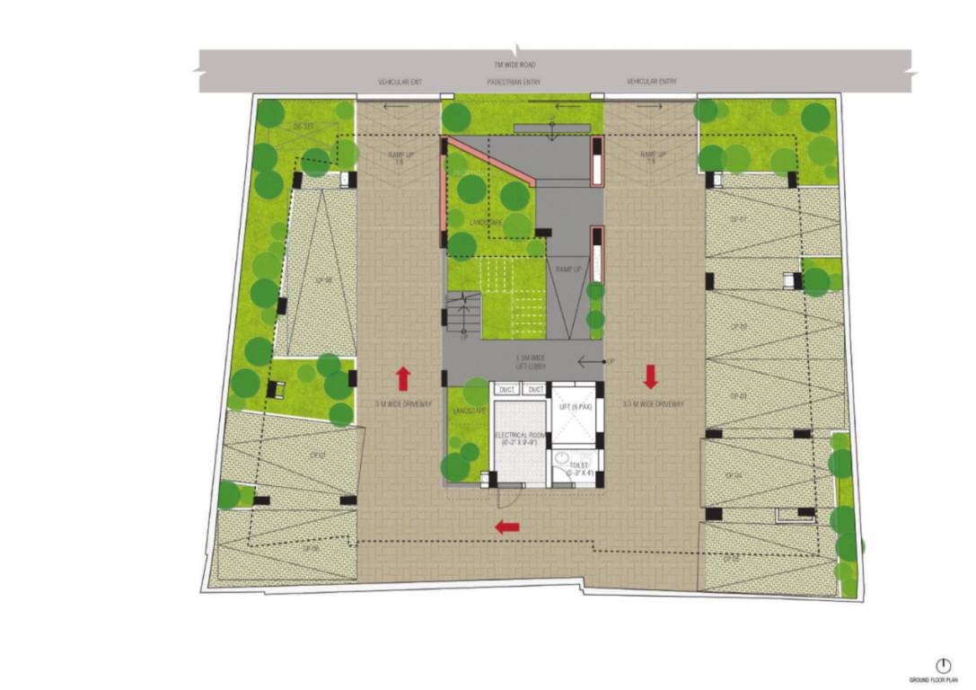  homes Homes Cluster Plan