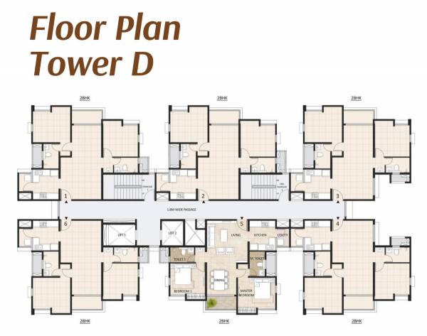  lakewoods-towers-d-e Cluster Plan