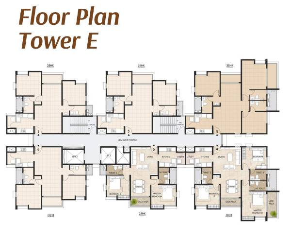  lakewoods-towers-d-e Cluster Plan