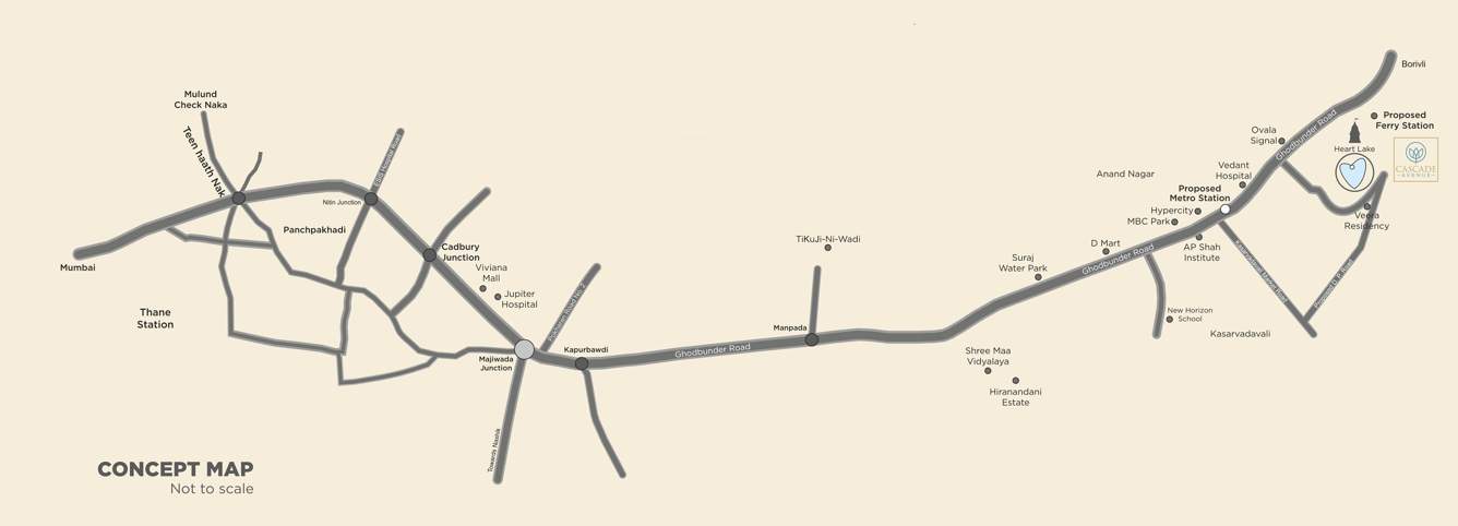  cascade avenue bellagio Location Plan
