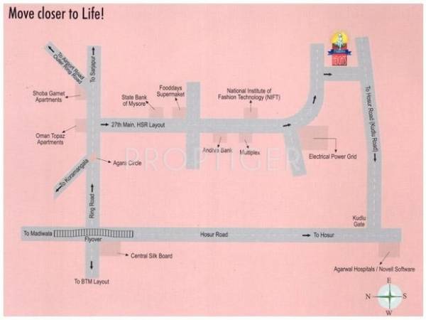 Images for Location Plan of Srinivasa Sai Poorna Heights