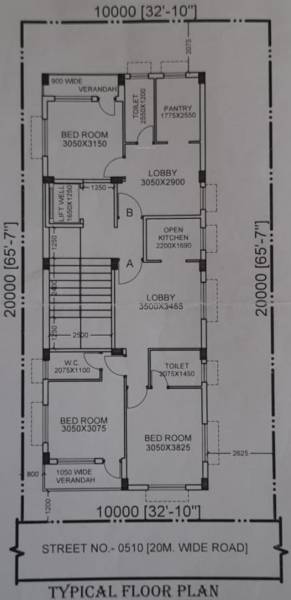  niswas-tower Niswas Tower Typical Cluster Plan