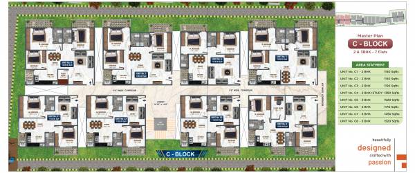  gracious A Block Cluster Plan