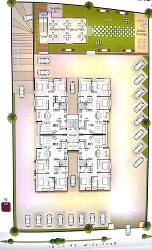  heights Galaxy Heights Cluster Plan For Ground Floor