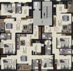  annai-enclave Block B Cluster Plan From 1st To 2nd Floor