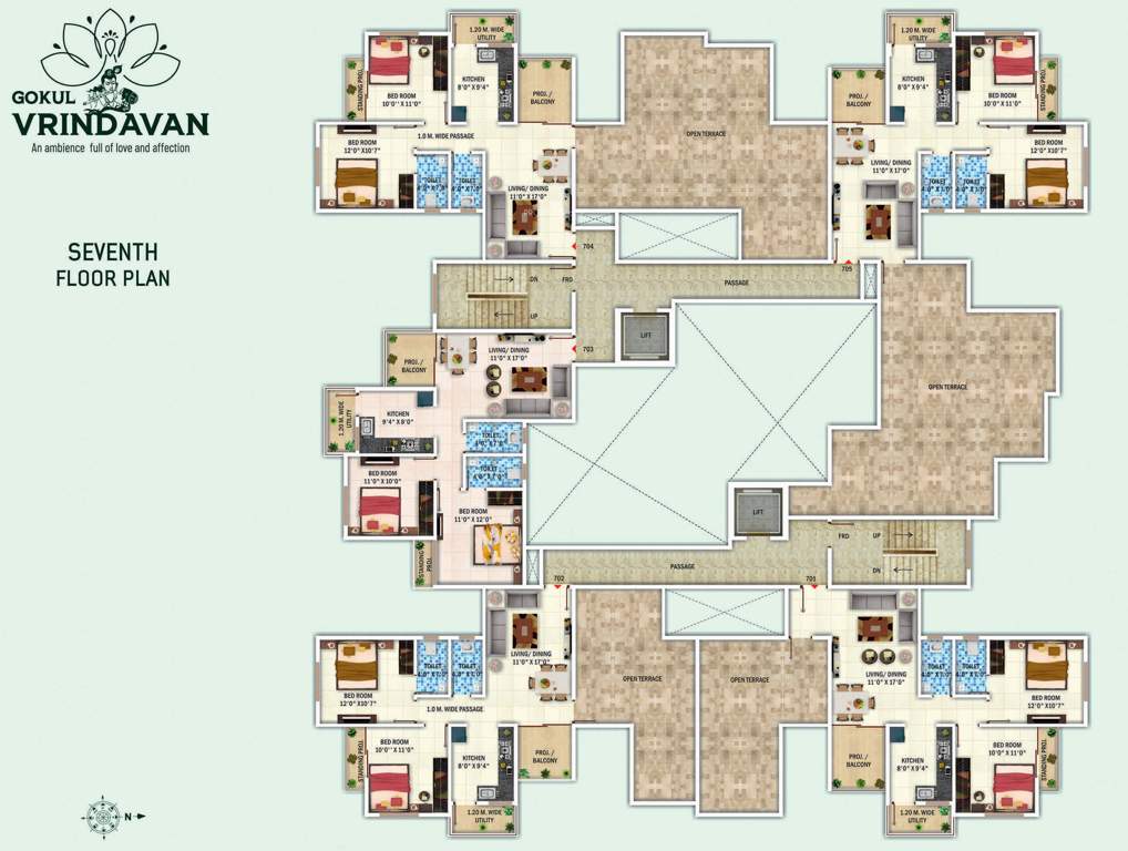 gokul vrindavan wing shrirang Gokul Vrindavan Wing Shrirang Cluster Plan