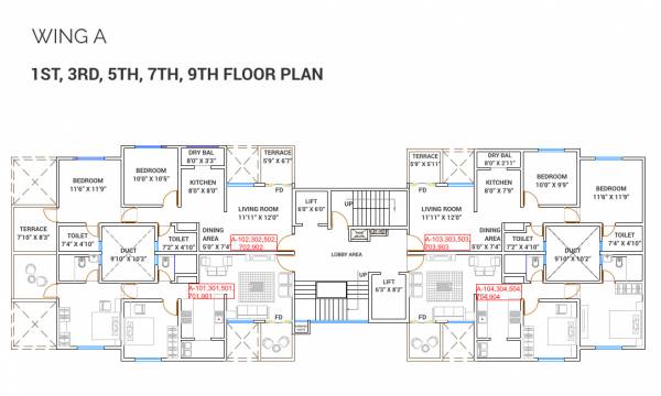  nova-residency-wing-c Nova Residency Wing C Cluster Plan