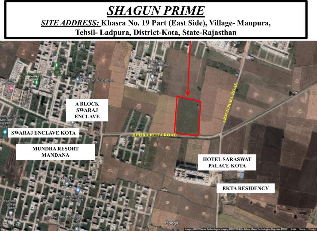 shagun prime Location Plan