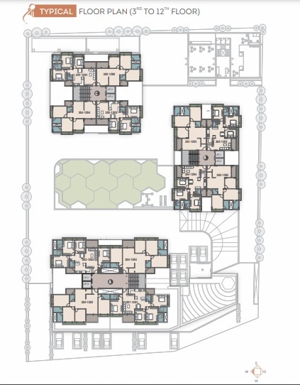  shree-aarna-sky-waves Block A Cluster Plan