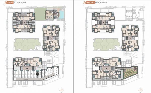  shree-aarna-sky-waves Block B Cluster Plan