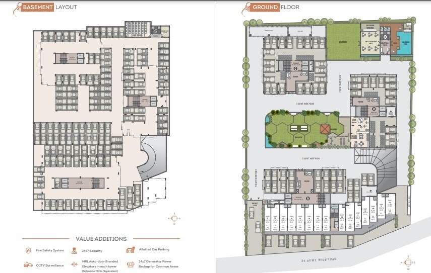  shree aarna sky waves Block C Cluster Plan