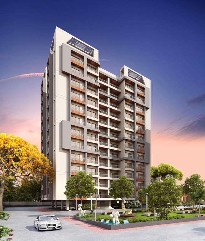  shree aarna sky waves Elevation