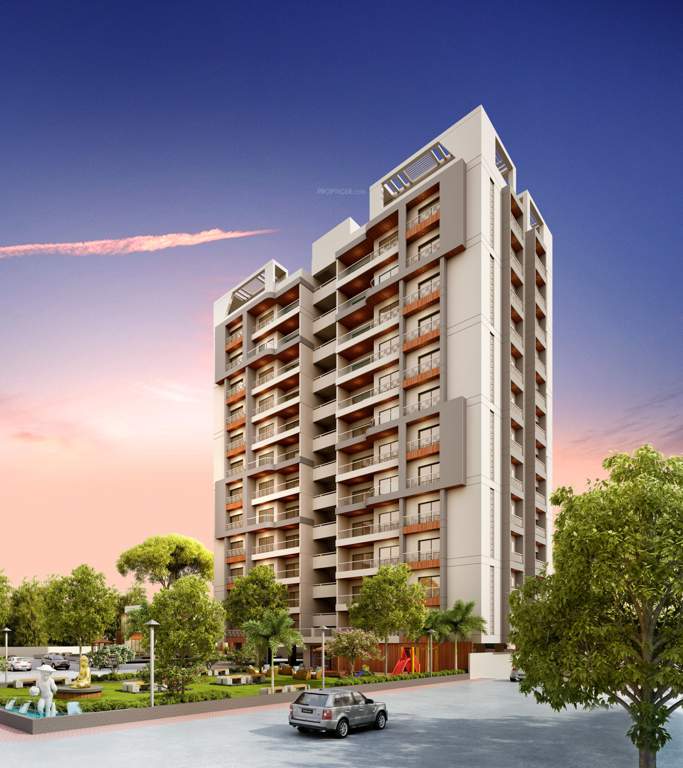  shree aarna sky waves Elevation