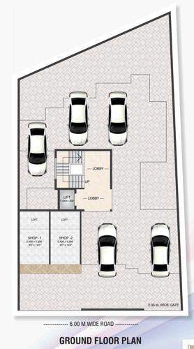  veer-prakash Veer Prakash Cluster Plan for ground Floor