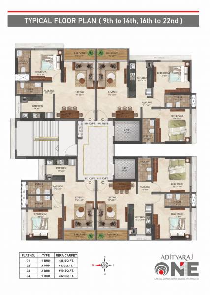  ivy-chs-ltd-adityaraj-one One Cluster Plan
