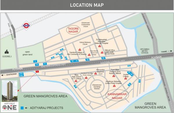  ivy-chs-ltd-adityaraj-one Location Plan
