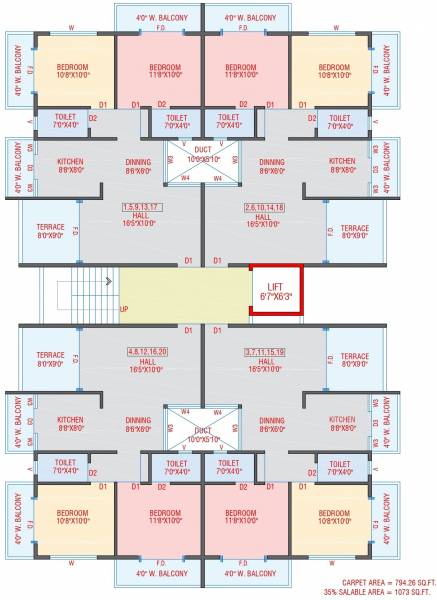  vedraj-elite Vedraj Elite Cluster Plan