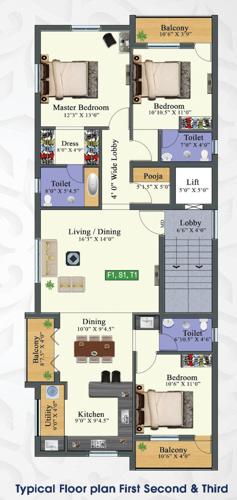  shah-avenue Shah Avenue Cluster Plan From 1st To 3rd Floor