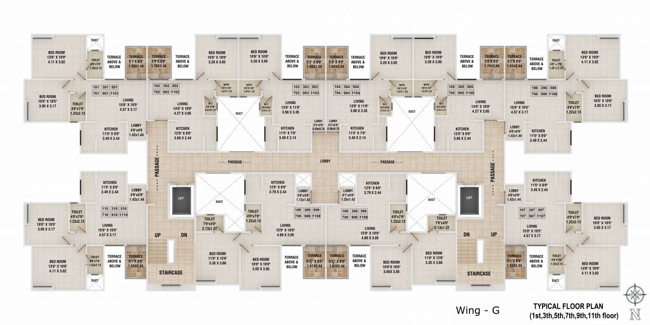  swapnalok phase ii wing g Wing Cluster Plan