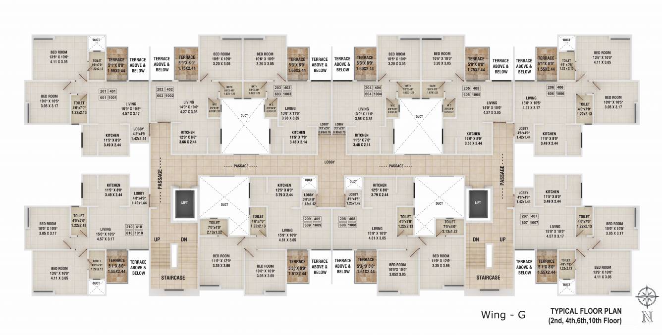 swapnalok phase ii wing g Wing Cluster Plan