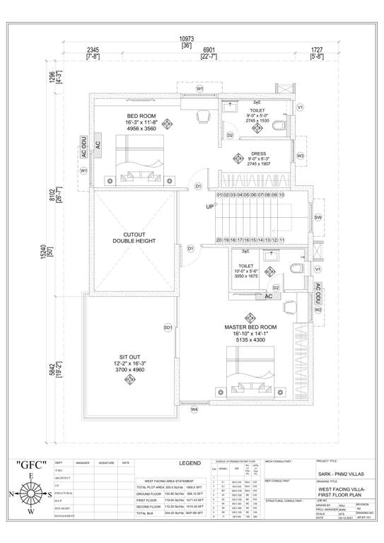  prime north meadows two Cluster Plan for 1st Floor