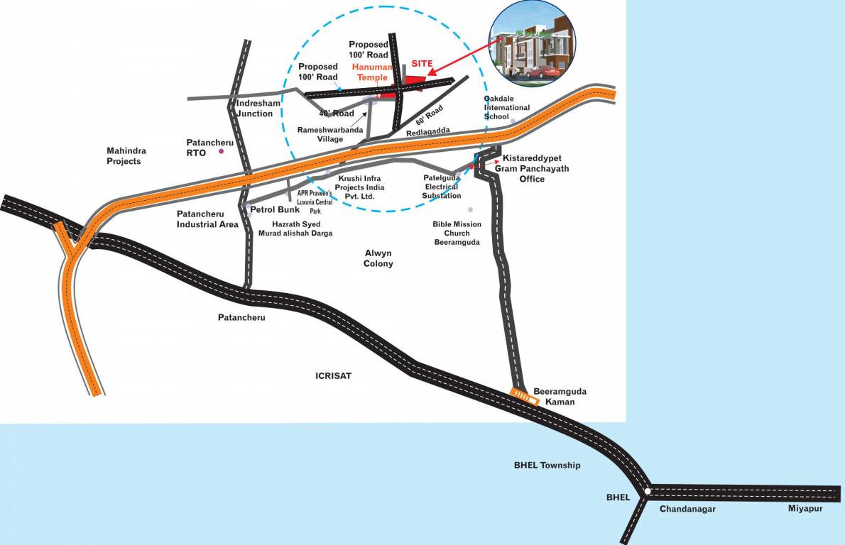  infra ultimus Location Plan