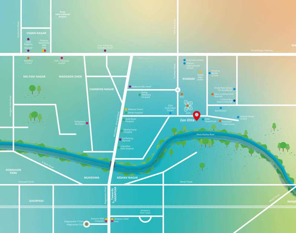 zen elite Location Plan