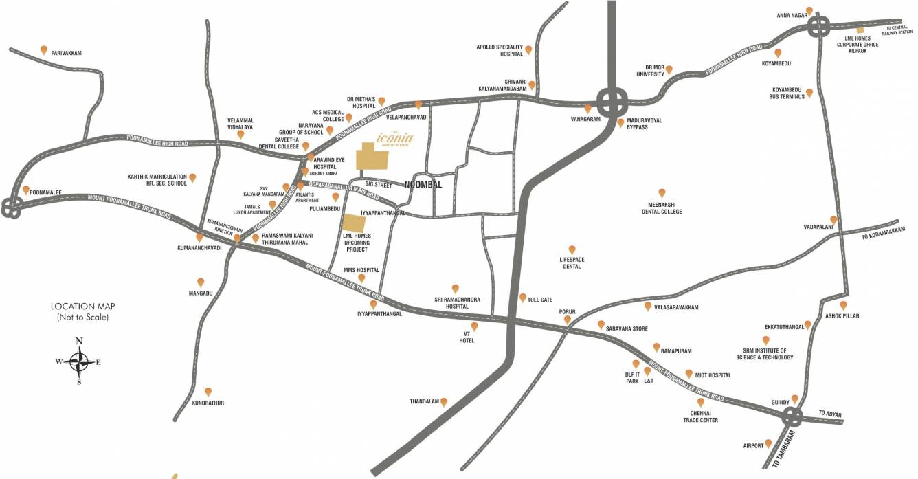  iconia Location Plan