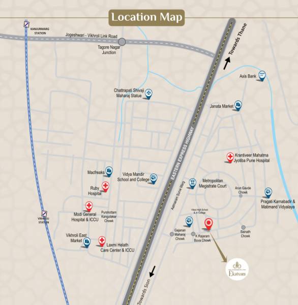  ekatvam Location Plan