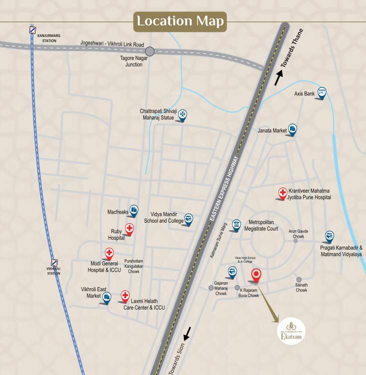  ekatvam Location Plan