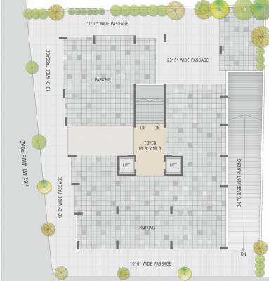  skydeck Swara Skydeck Ground Cluster Plan