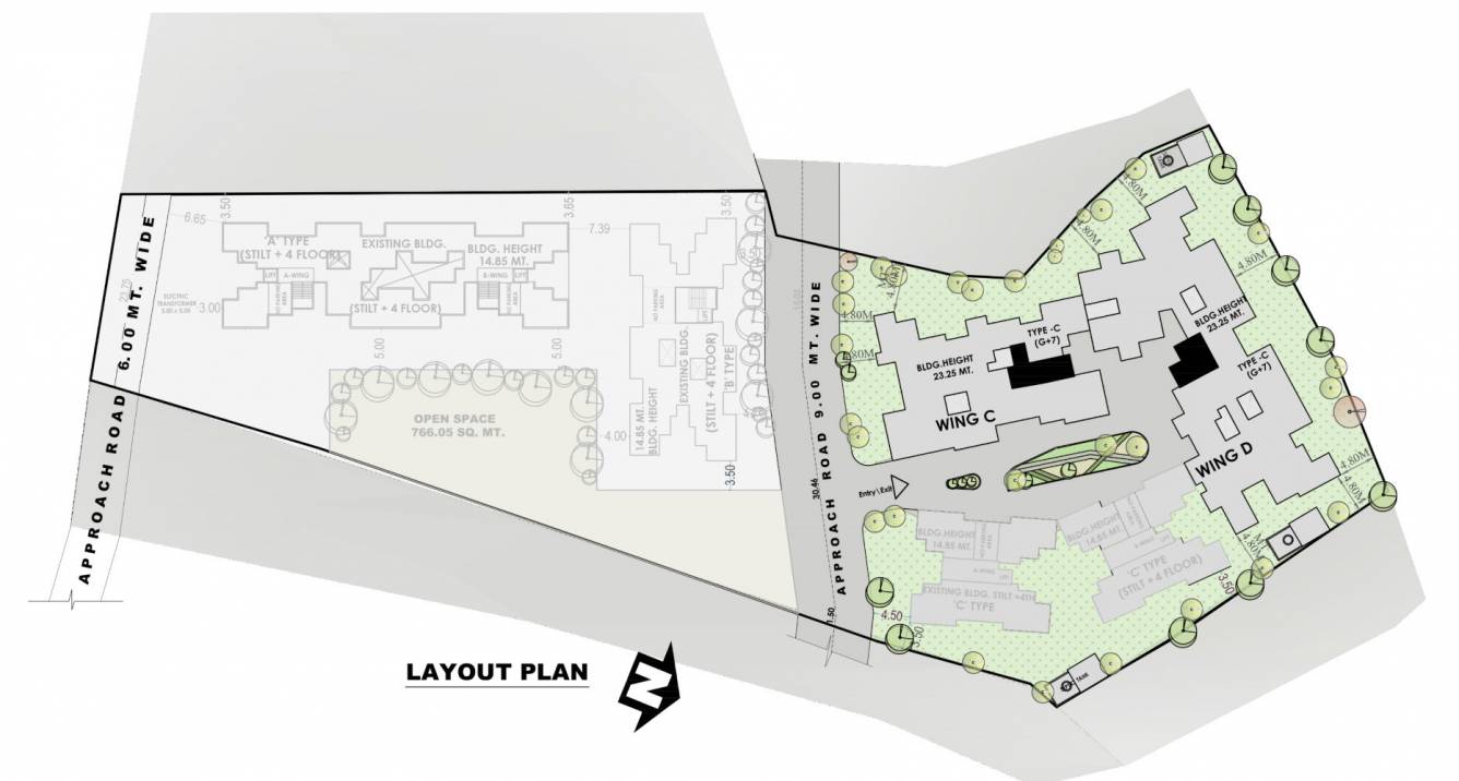  model town Layout Plan