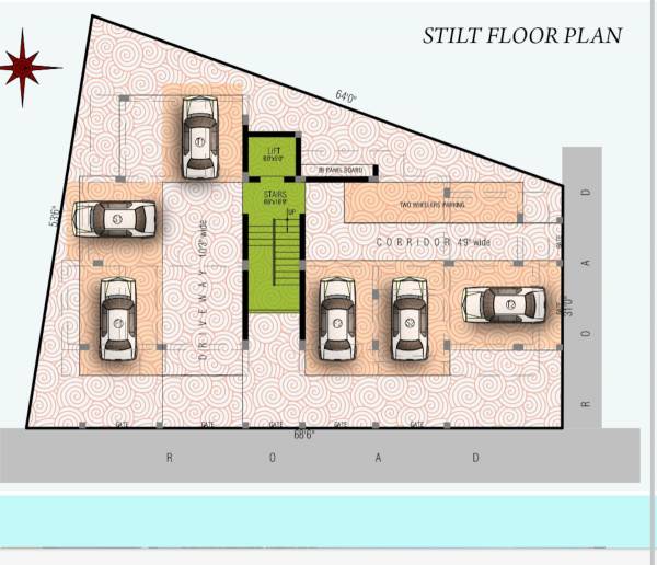  ekana Ekana Ground Floor Cluster Plan