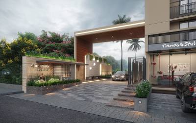 Entrance Gate Security Cabin amenities of Ashapura Samanvay Scintilla