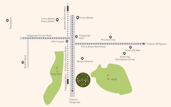  sanctuary Location Plan