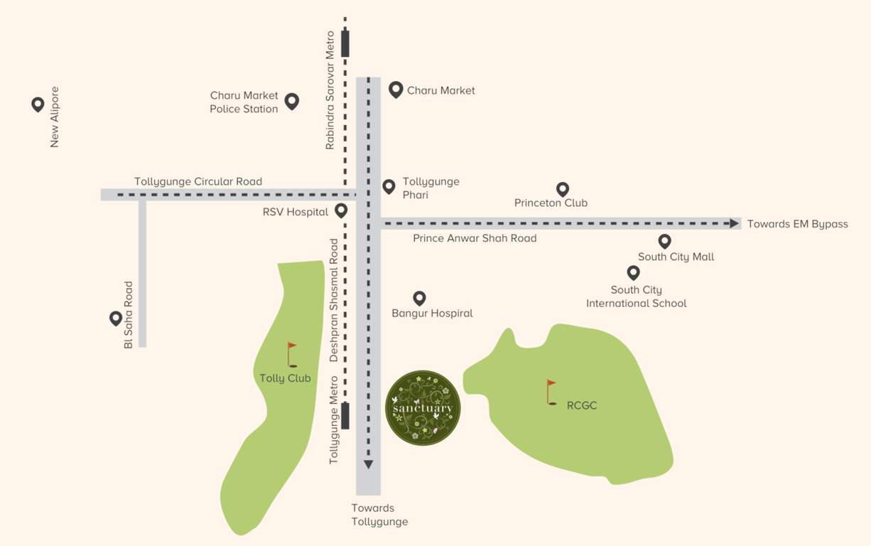  sanctuary Location Plan