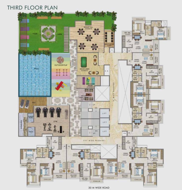  autograph Autograph Cluster Plan For 3rd Floor