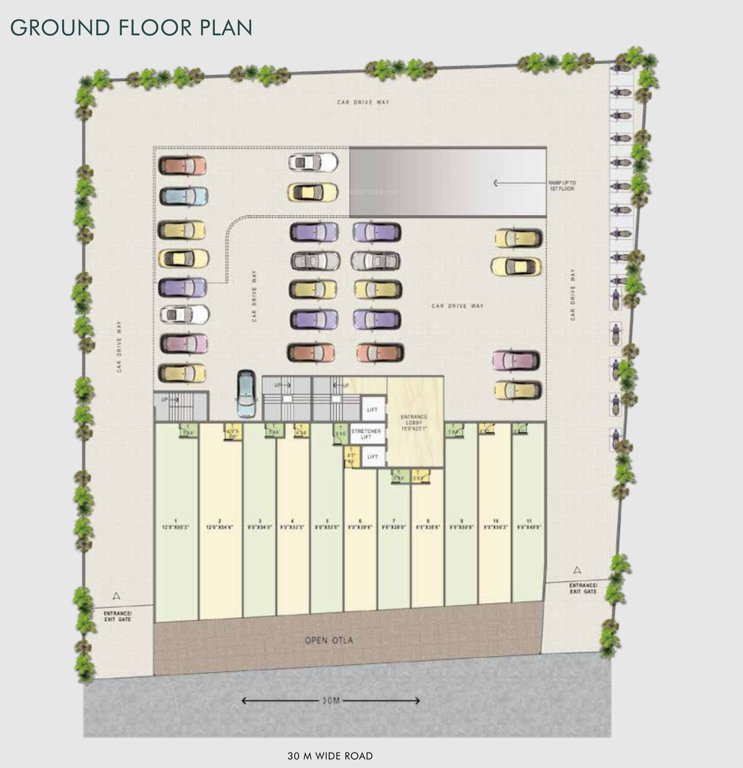  autograph Autograph Cluster Plan For Ground Floor