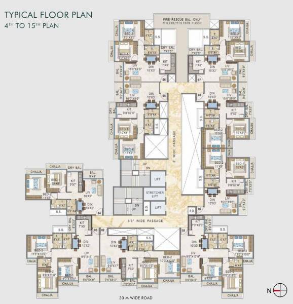  autograph Autograph Cluster Plan From 4th To 15th Floor