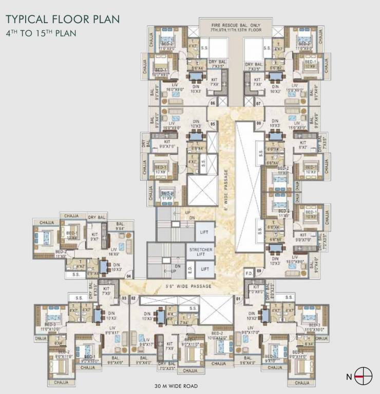  autograph Autograph Cluster Plan From 4th To 15th Floor