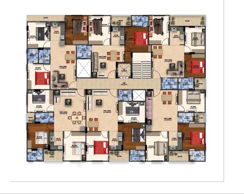  raghunandan-heights Raghunandan Heights Cluster Plan