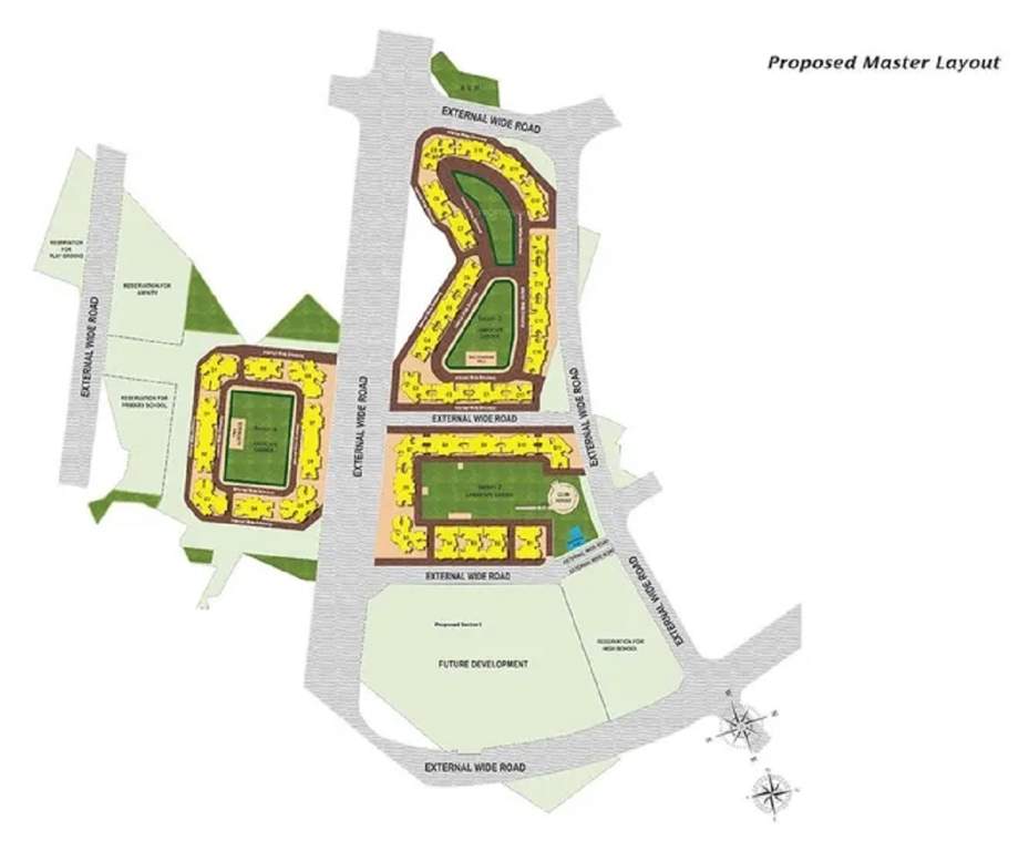  city sector vi f3 Master Plan