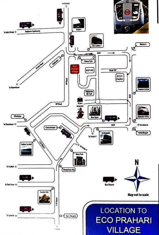  eco prahari village Location Plan