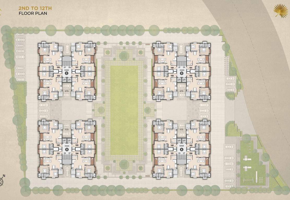  palms Cluster Plan