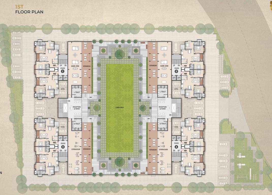  palms Cluster Plan