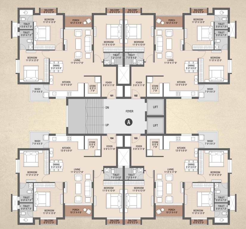  palms Cluster Plan