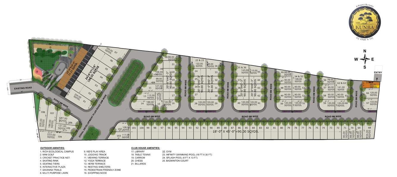  kedias the kunba Layout Plan