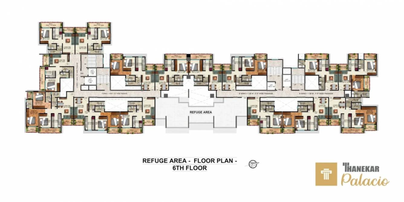 palacio Wing A Cluster Plan for Typical Floor